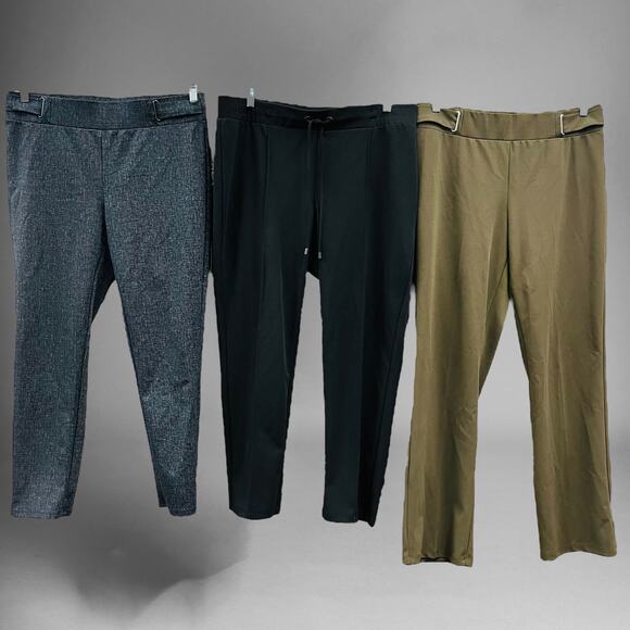 89th & Madison Retrology Pants XL Bundle Stretchy Waist Polyester/Spandex Work - Picture 1 of 10